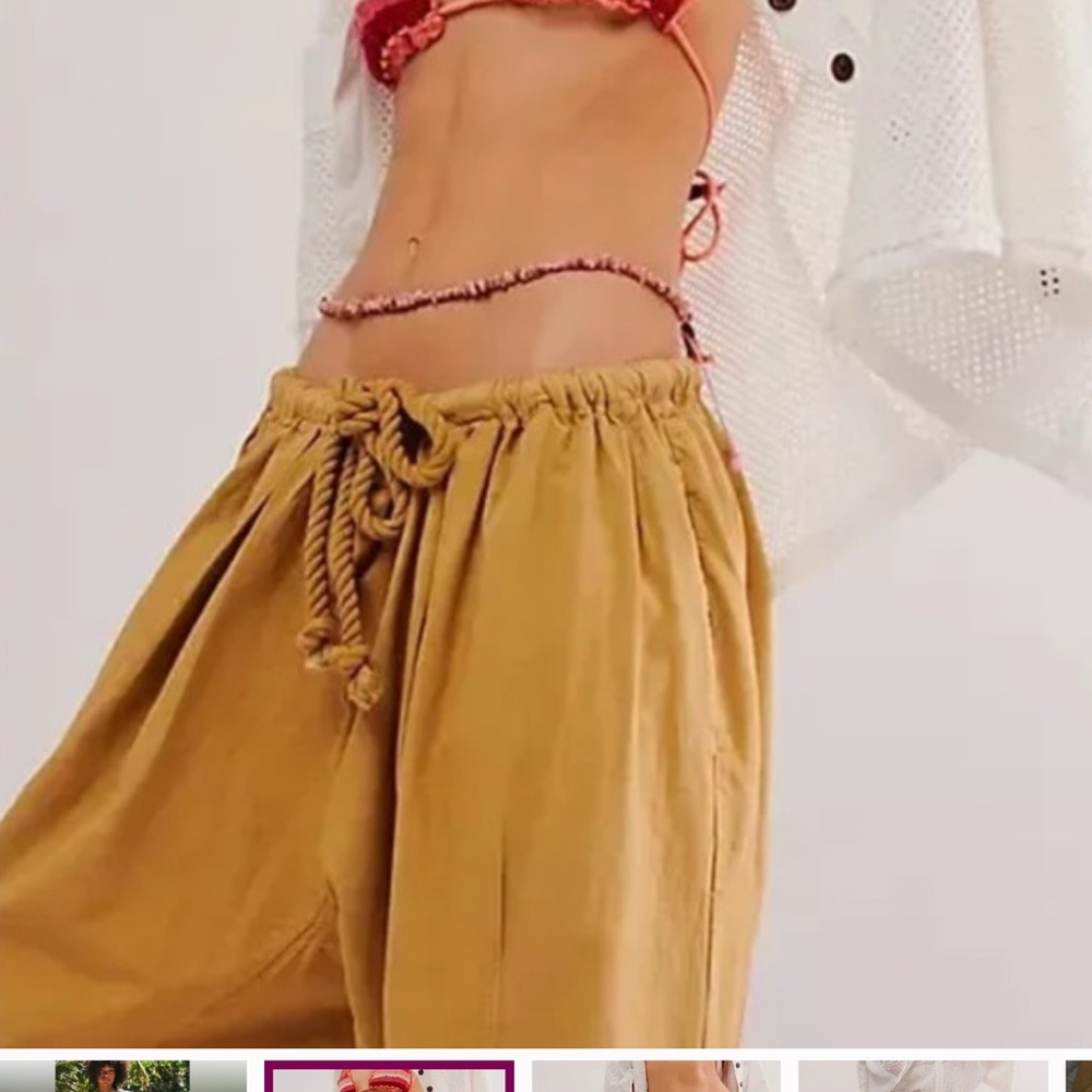 ⭐️NWT Free People Kahlani Harem Pull on Pants⭐️ - Picture 3 of 10